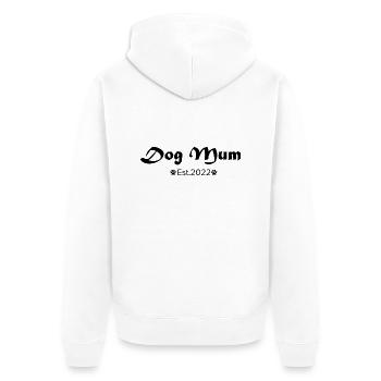 Chien Hund - Veste à capuche bio Premium Unisexe - blanc - Dos - Thijin (182cm)