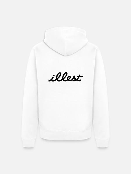 illest - Unisex Premium Bio Zip Hoodie - Weiß