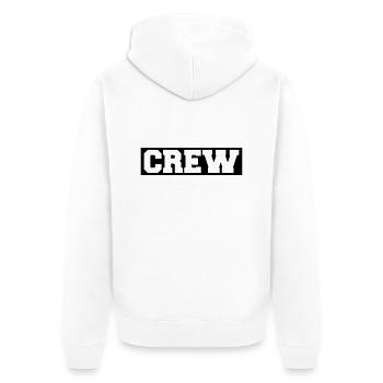 Crew - Veste à capuche bio Premium Unisexe - blanc - Dos - Thijin (182cm)