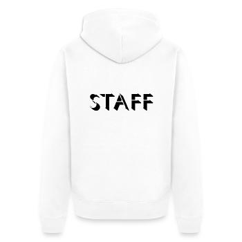 Staff Design - Veste à capuche bio Premium Unisexe - blanc - Dos - Thijin (182cm)