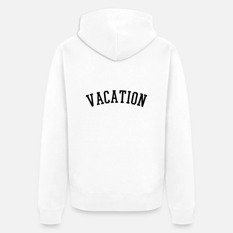 Vacation - Veste à capuche bio Premium Unisexe - blanc