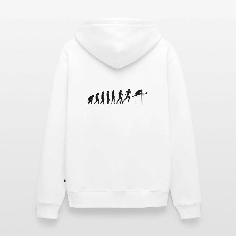 Hurdles Athlétisme Evolution Hurdler Veste à capuche bio Premium Unisexe
