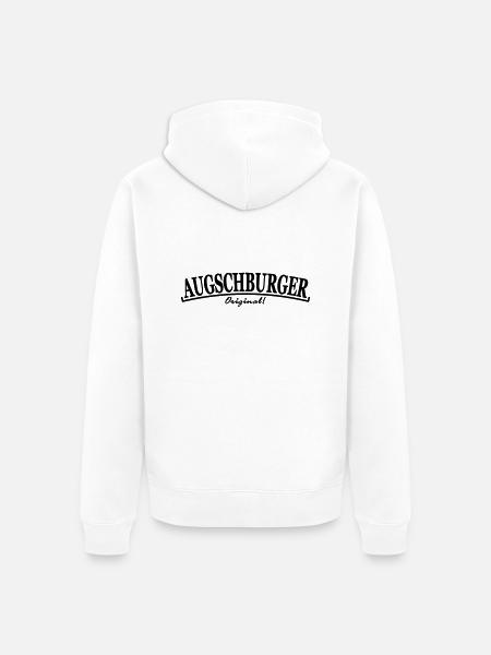 Augschburger, Original - Unisex Premium Bio Zip Hoodie - Weiß