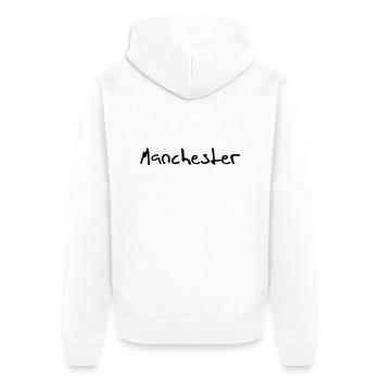 Manchester - Veste à capuche bio Premium Unisexe - blanc - Dos - Thijin (182cm)