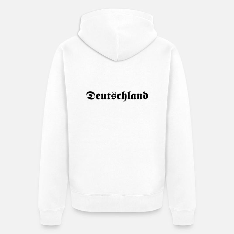 Allemagne - Veste à capuche bio Premium Unisexe - blanc