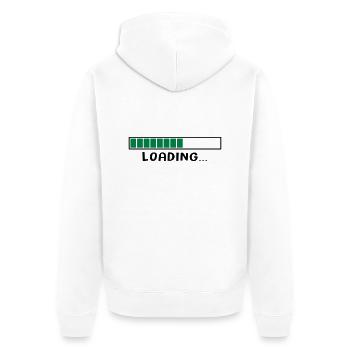 LOADING 4 - Veste à capuche bio Premium Unisexe - blanc - Dos - Thijin (182cm)