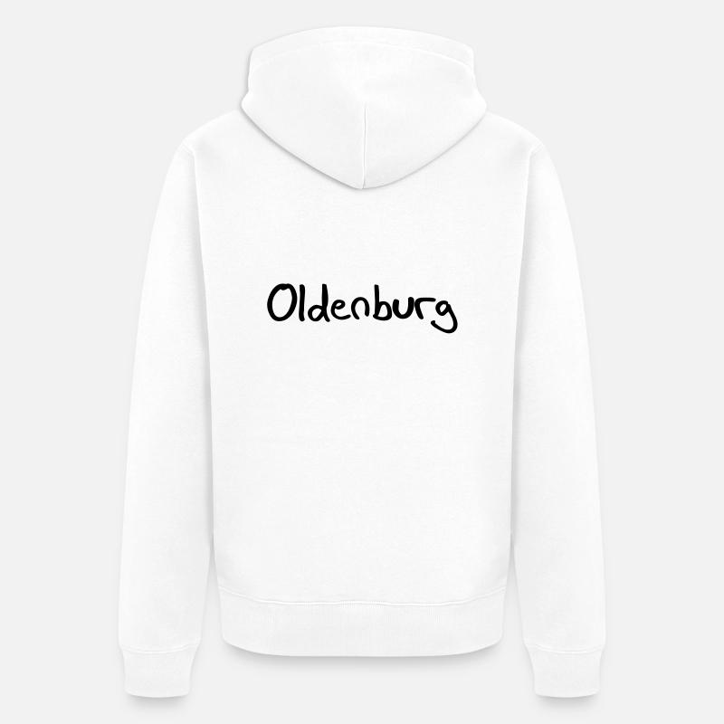 Oldenburg - Veste à capuche bio Premium Unisexe - blanc