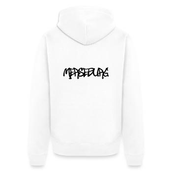 Merseburg Graffiti - Veste à capuche bio Premium Unisexe - blanc - Dos - Thijin (182cm)