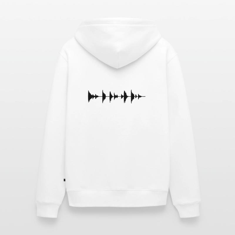 Waveform - Sample - Drumloop Veste à capuche bio Premium Unisexe