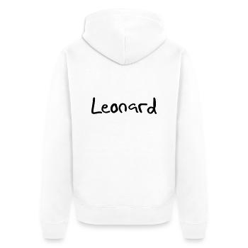 leonard - Veste à capuche bio Premium Unisexe - blanc - Dos - Thijin (182cm)