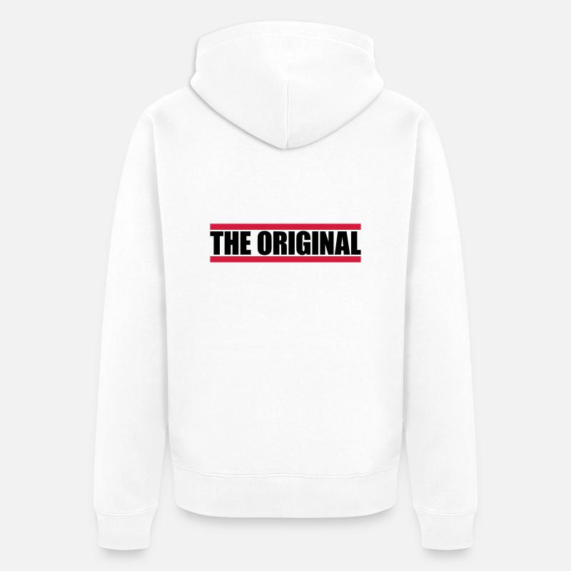 Le Rote Original - Veste à capuche bio Premium Unisexe - blanc