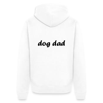Chien Hund - Veste à capuche bio Premium Unisexe - blanc - Dos - Thijin (182cm)