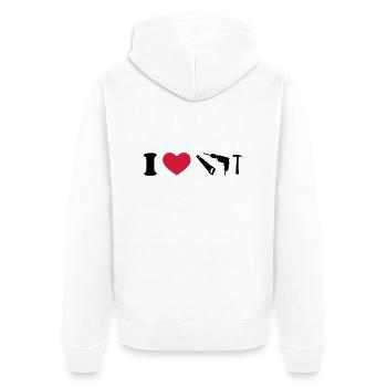 outils - Veste à capuche bio Premium Unisexe - blanc - Dos - Thijin (182cm)