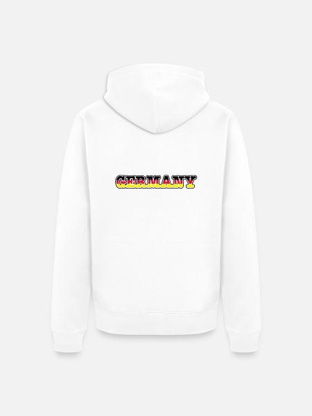 germany - Unisex Premium Bio Zip Hoodie - Weiß