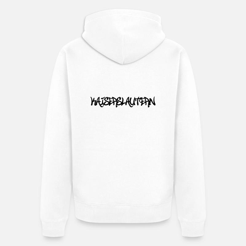 Kaiserslautern Graffiti - Veste à capuche bio Premium Unisexe - blanc