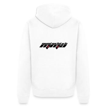 Mixed Martial Arts Logo - Unisex Premium Bio Zip Hoodie - Weiß - Hinten - Thijin (182cm)