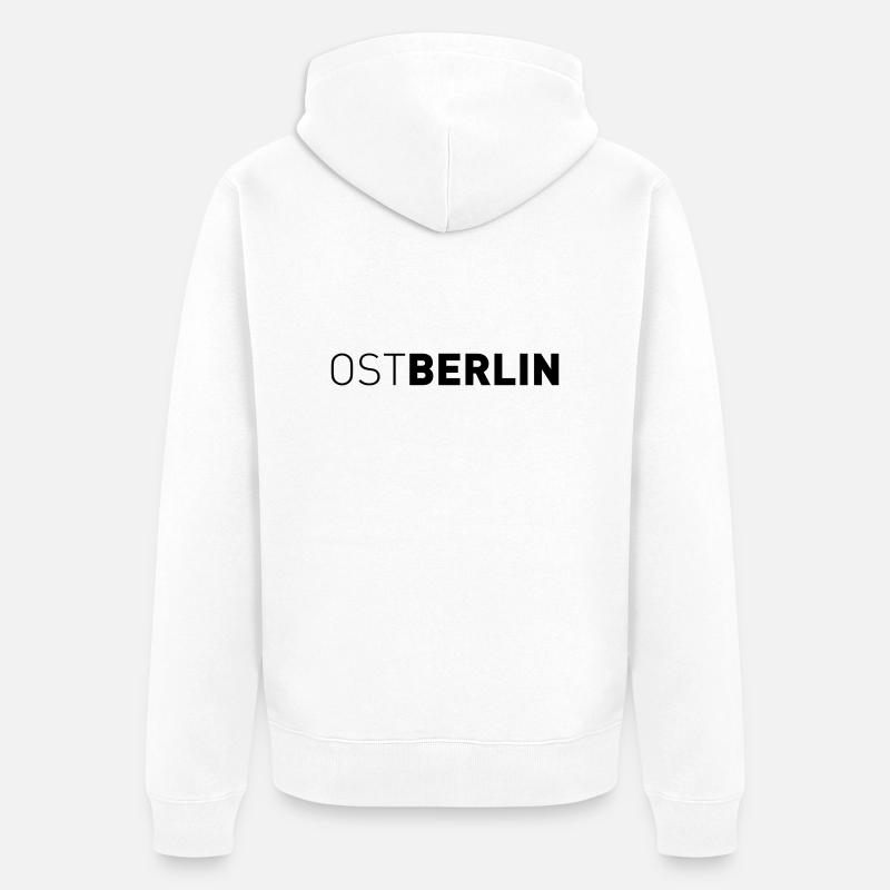 Berlin - Veste à capuche bio Premium Unisexe - blanc