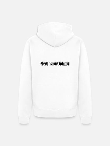 ostdeutschland - Unisex Premium Bio Zip Hoodie - Weiß