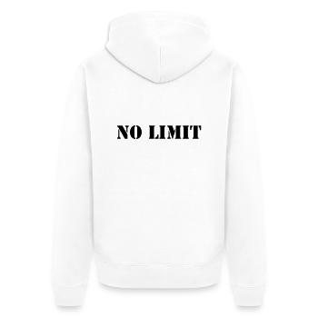 no_limit_01 - Veste à capuche bio Premium Unisexe - blanc - Dos - Thijin (182cm)