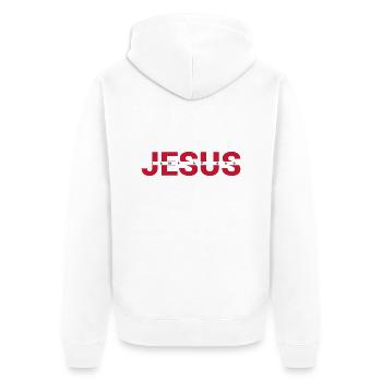 Jesus - Veste à capuche bio Premium Unisexe - blanc - Dos - Thijin (182cm)