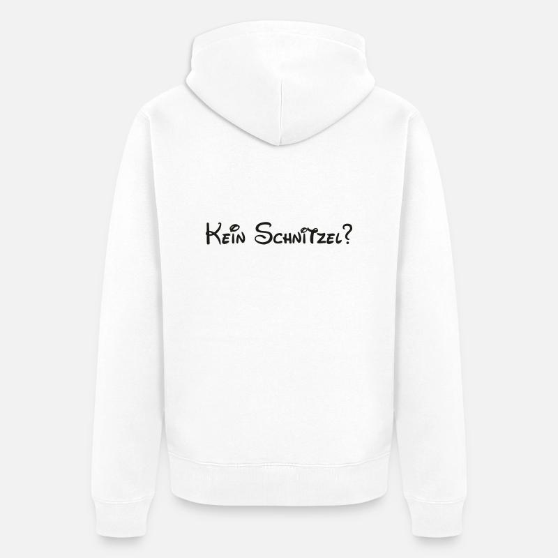 pas de puces - Veste à capuche bio Premium Unisexe - blanc