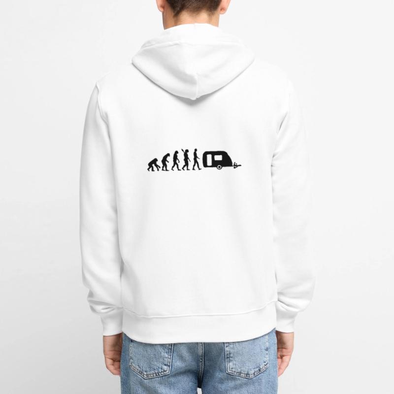 Evolution Camping Unisex Premium Bio Zip Hoodie