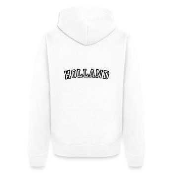holland - Veste à capuche bio Premium Unisexe - blanc - Dos - Thijin (182cm)
