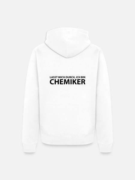chemiker - Unisex Premium Bio Zip Hoodie - Weiß