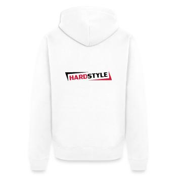 Hardstyle - Veste à capuche bio Premium Unisexe - blanc - Dos - Thijin (182cm)