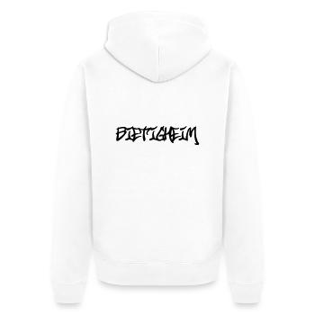 Bietigheim Graffiti - Unisex Premium Organic Zip Hoodie - white - Back - Thijin (182cm)
