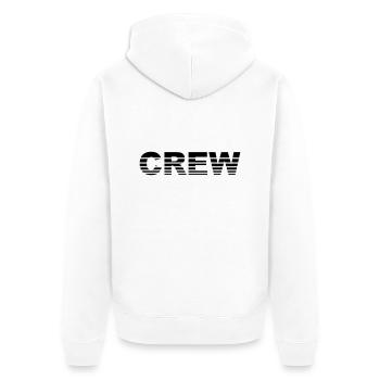 Crew - Veste à capuche bio Premium Unisexe - blanc - Dos - Thijin (182cm)