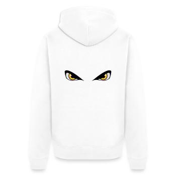 Dangereux mal yeux - Veste à capuche bio Premium Unisexe - blanc - Dos - Thijin (182cm)