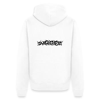 tribal tattoo - Veste à capuche bio Premium Unisexe - blanc - Dos - Thijin (182cm)
