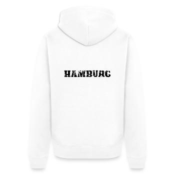 hamburg - Veste à capuche bio Premium Unisexe - blanc - Dos - Thijin (182cm)
