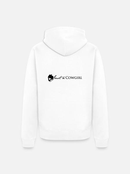 JaC's Einzeiler - Unisex Premium Bio Zip Hoodie - Weiß