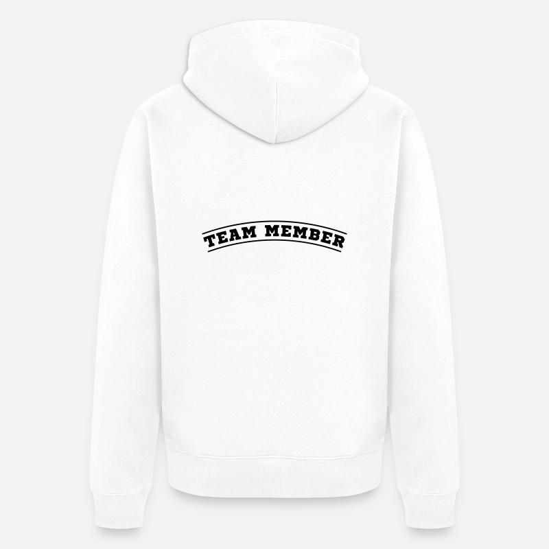Équipier - Veste à capuche bio Premium Unisexe - blanc