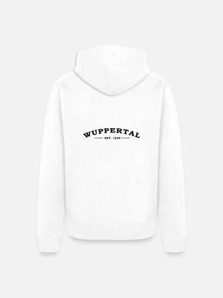 wuppertal_1929 - Unisex Premium Organic Zip Hoodie - white