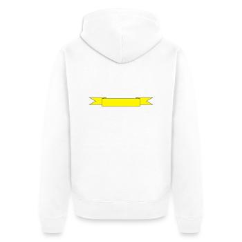 Banner (cheap!) - Veste à capuche bio Premium Unisexe - blanc - Dos - Thijin (182cm)