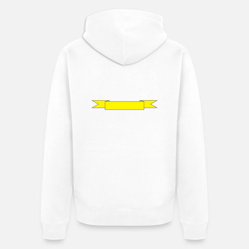 Spruchband - Unisex Premium Bio Zip Hoodie - Weiß