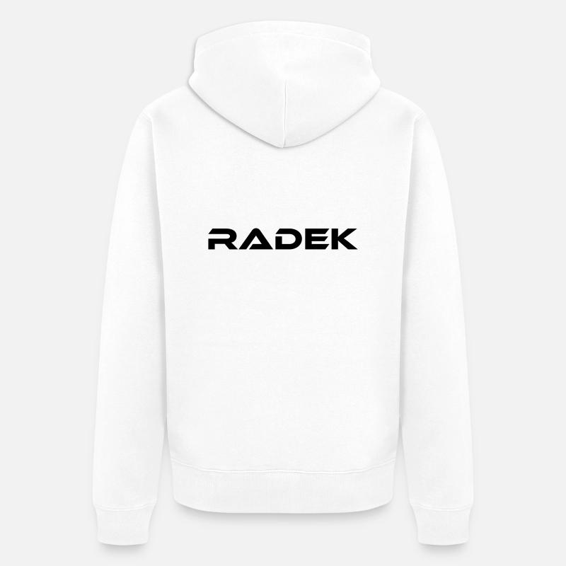 Radek - Veste à capuche bio Premium Unisexe - blanc