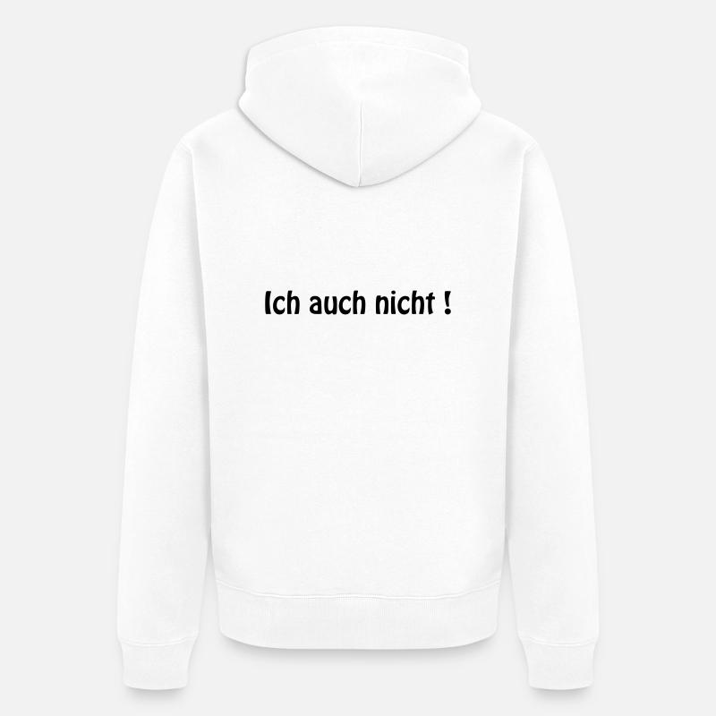 schizo2 - Veste à capuche bio Premium Unisexe - blanc