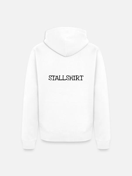 Stallshirt - Unisex Premium Organic Zip Hoodie - white