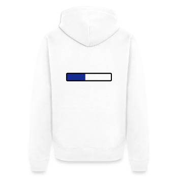 loading - Unisex Premium Organic Zip Hoodie - white - Back - Thijin (182cm)