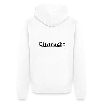 Concord 03 - Unisex Premium Organic Zip Hoodie - white - Back - Thijin (182cm)