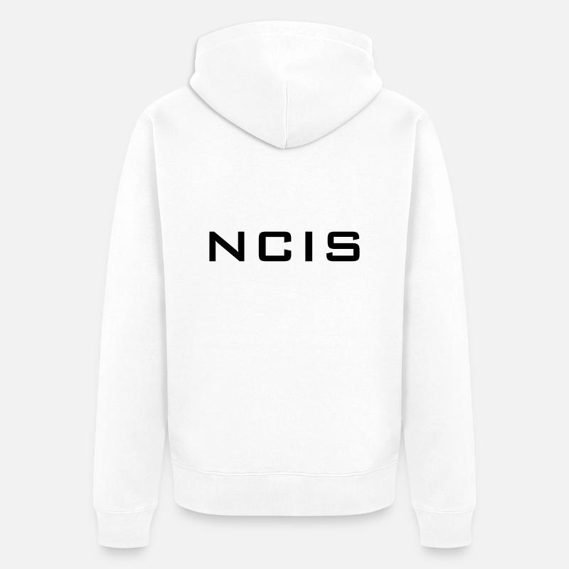 NCIS - Unisex Premium Bio Zip Hoodie - Weiß