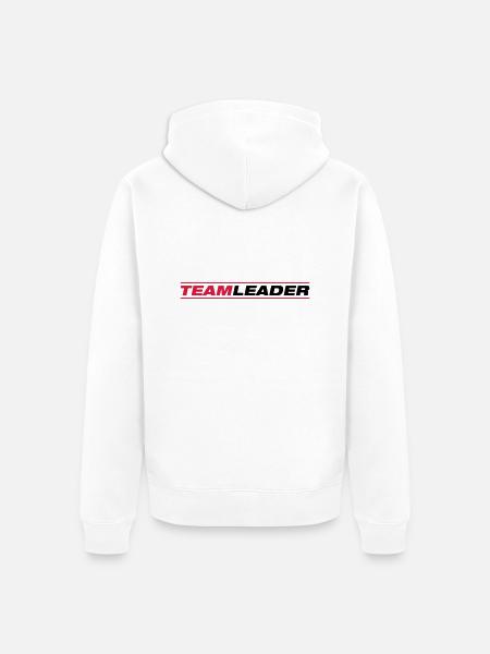 team_leader_tu2 - Unisex Premium Organic Zip Hoodie - white