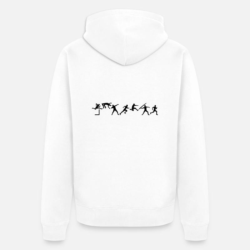 Siebenkampf - Unisex Premium Bio Zip Hoodie - Weiß