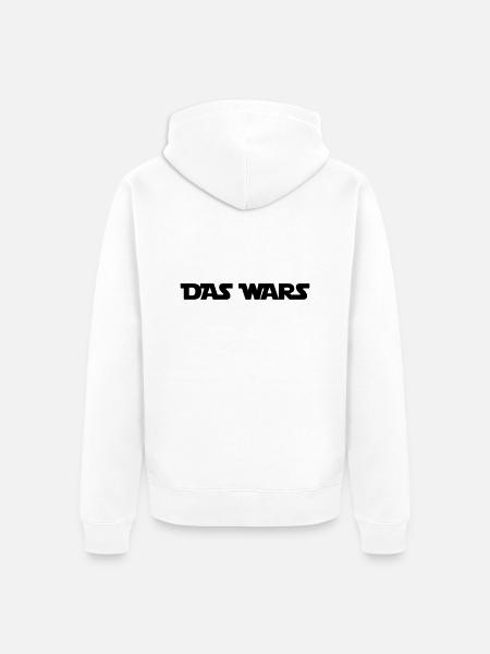das_wars - Unisex Premium Bio Zip Hoodie - Weiß