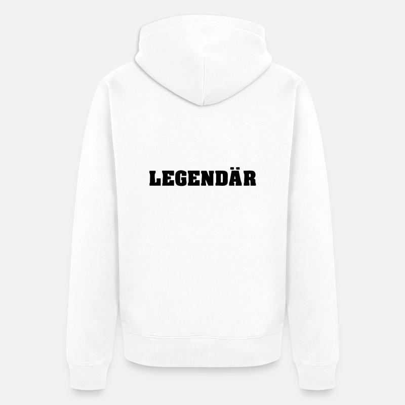 LEGENDARY - Veste à capuche bio Premium Unisexe - blanc