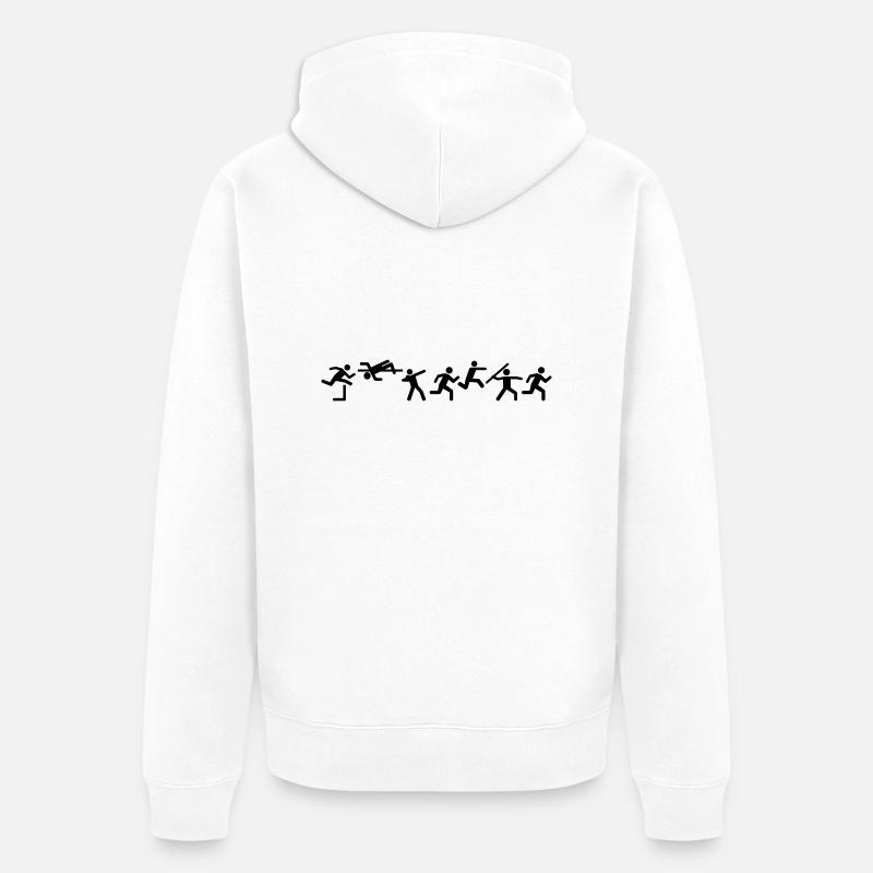 Siebenkampf - Unisex Premium Bio Zip Hoodie - Weiß